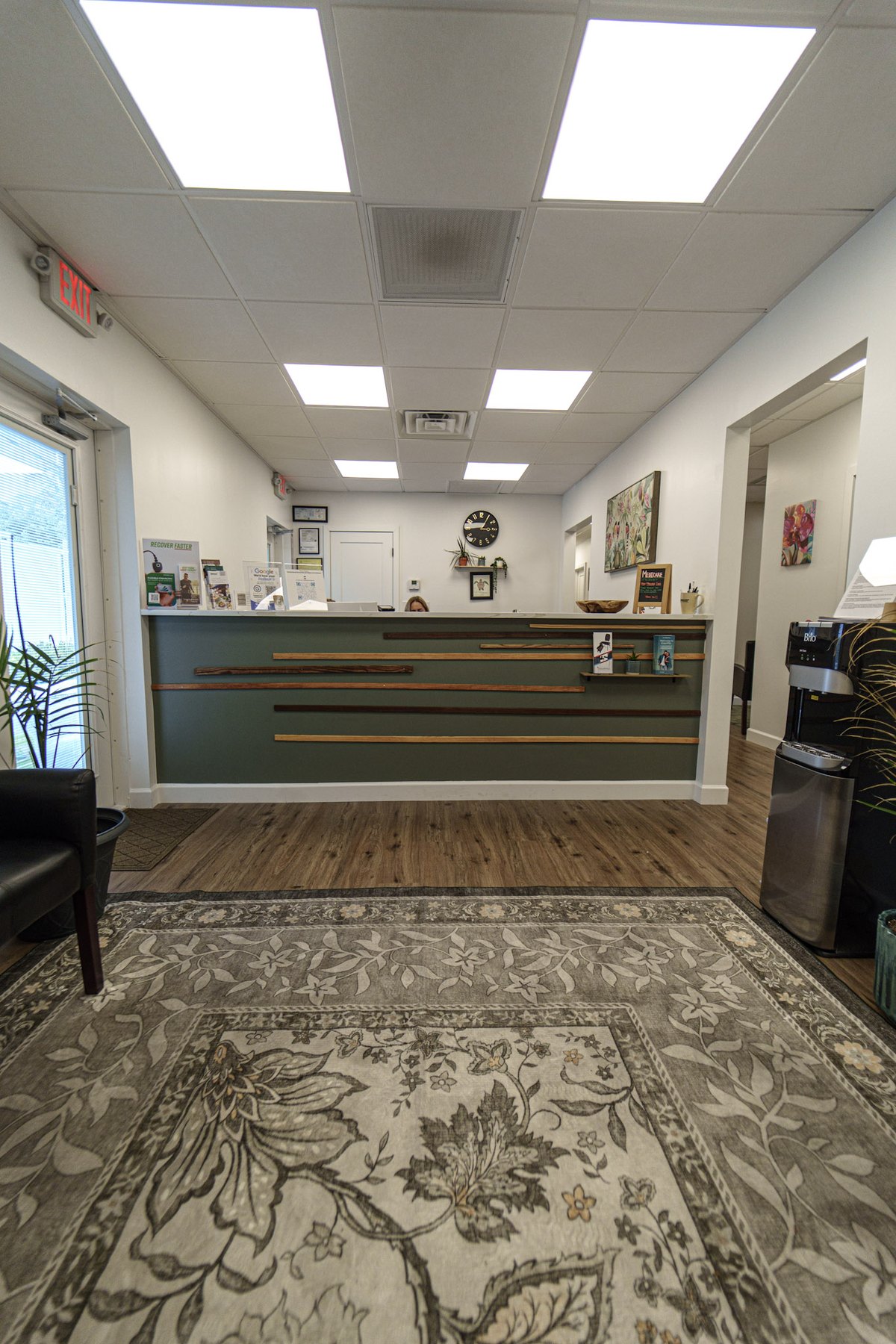 Front desk and reception
